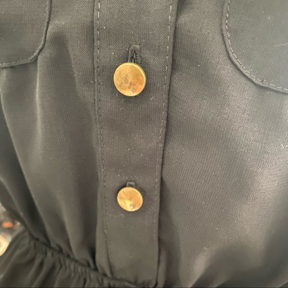 Bebop Black Shirt Pocket Dress - Picture 6 of 11